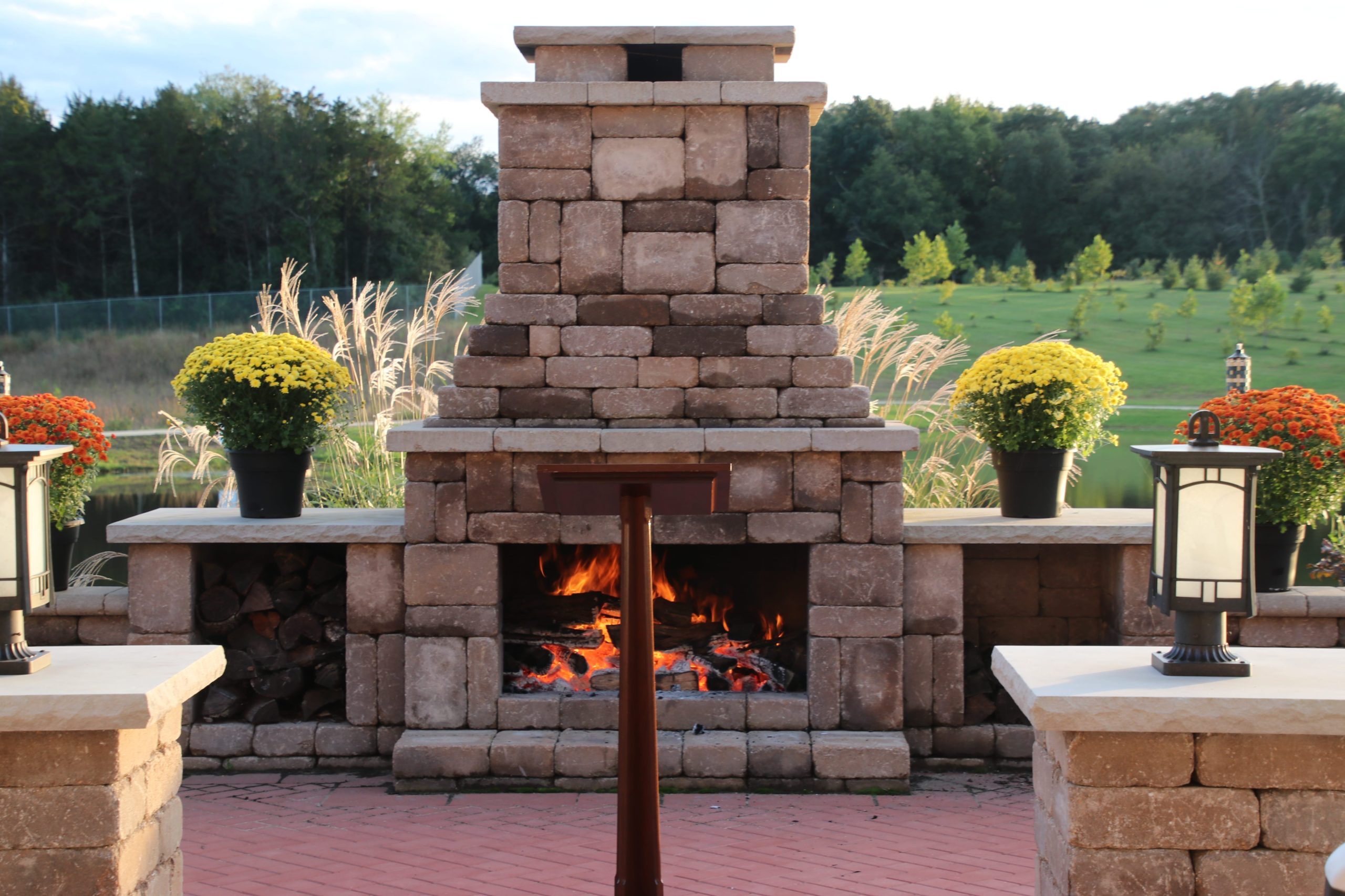 Outdoor Fireplace