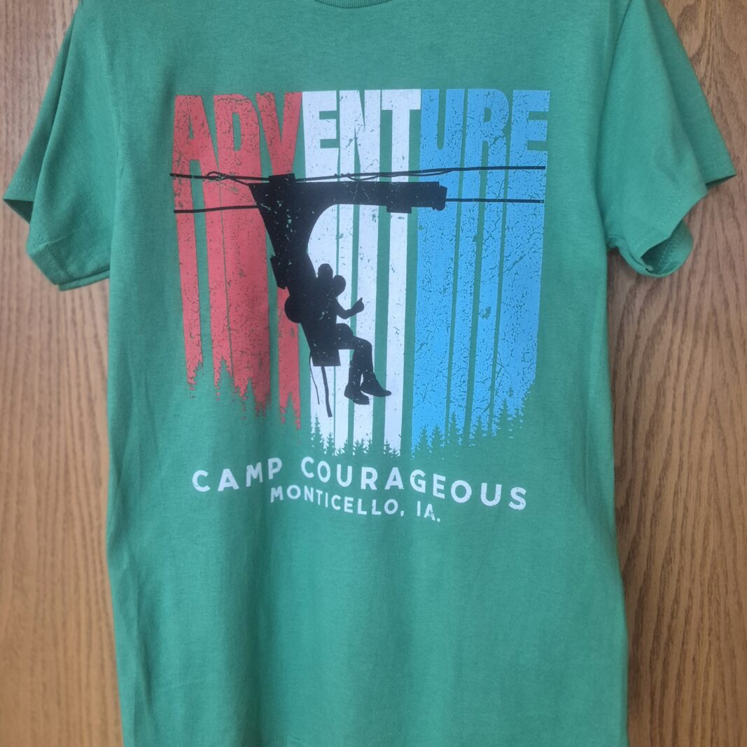 Camp Courageous Zipline T Shirt