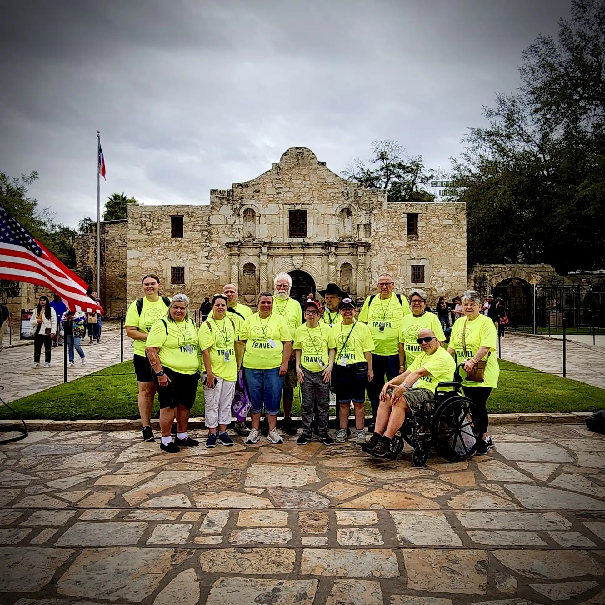 Campers ride Amtrak to San Antonio, Texas!