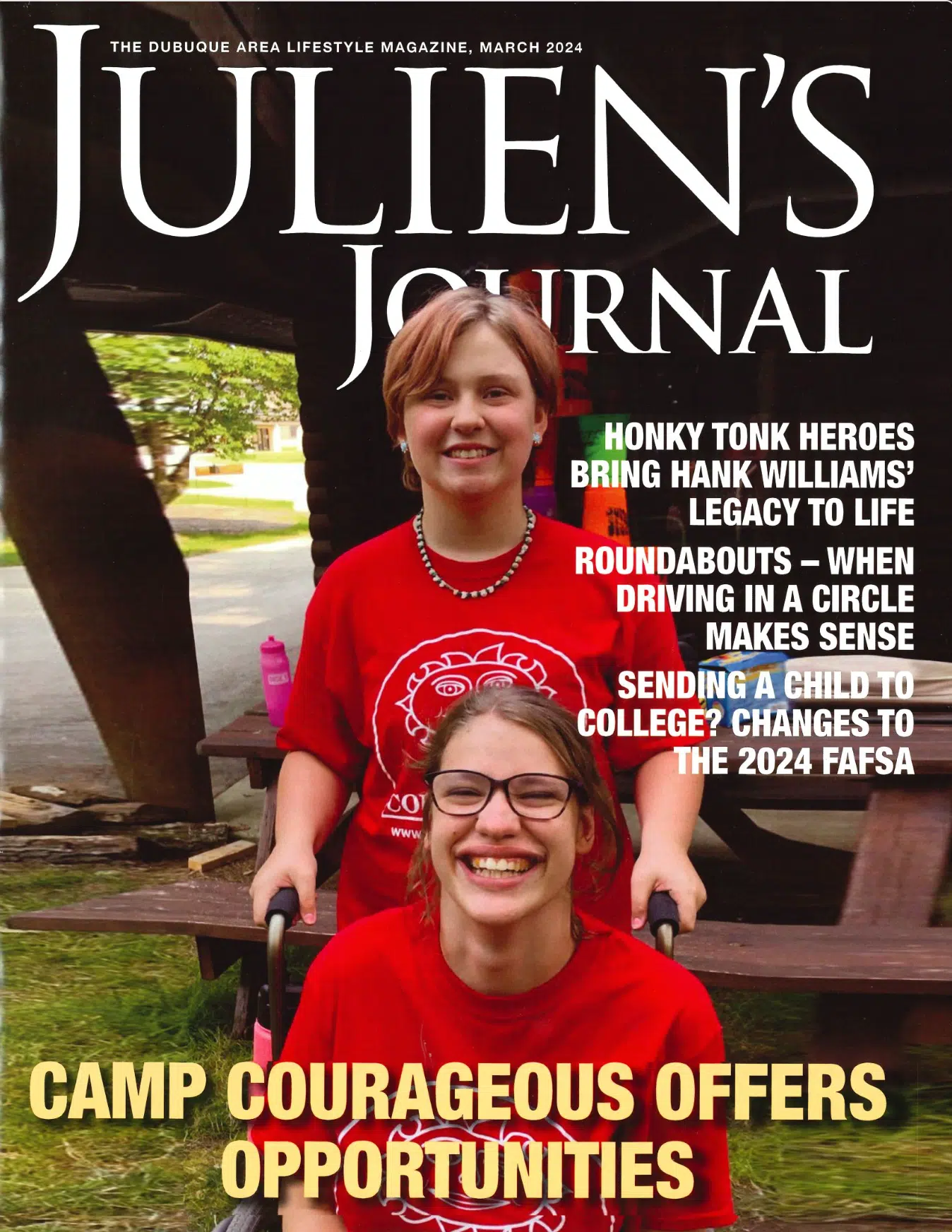 Camp Courageous extends its heartfelt gratitude to Julien’s Journal