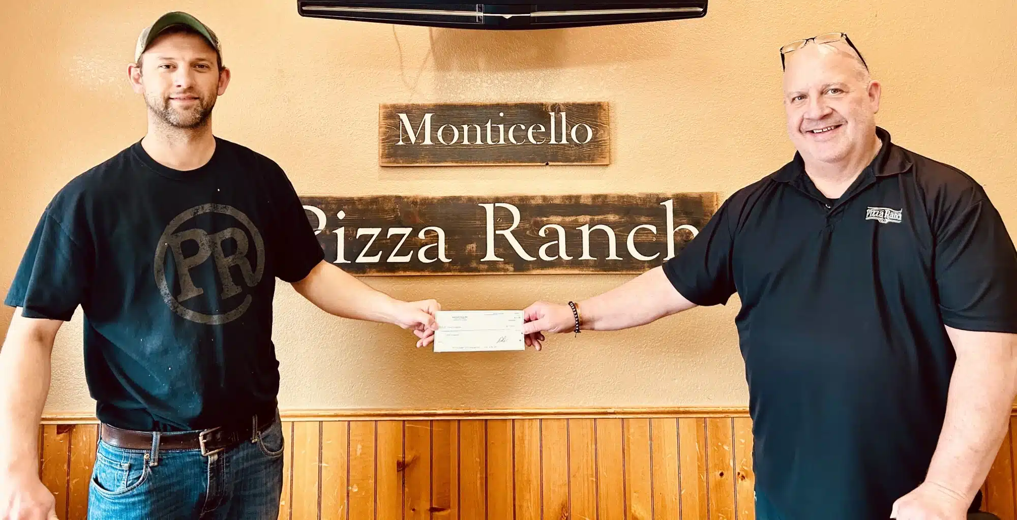 Camp Courageous is grateful to Pizza Ranch-Monticello