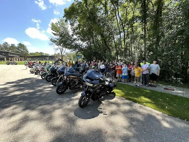 Camp Courageous Honored By Marion American Legion Post 298 Including Camp On Their Legacy Ride