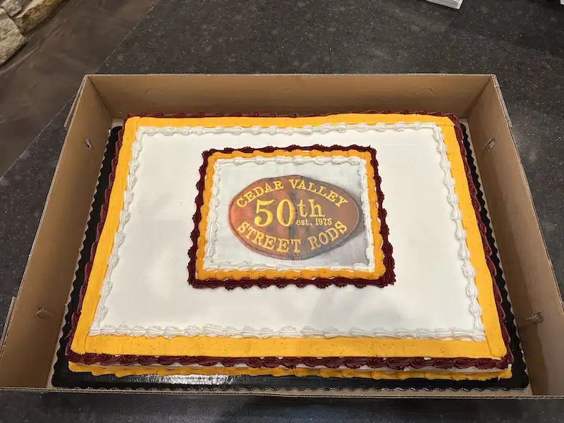 CEDAR VALLEY STREET RODS CELEBRATE THEIR 50TH